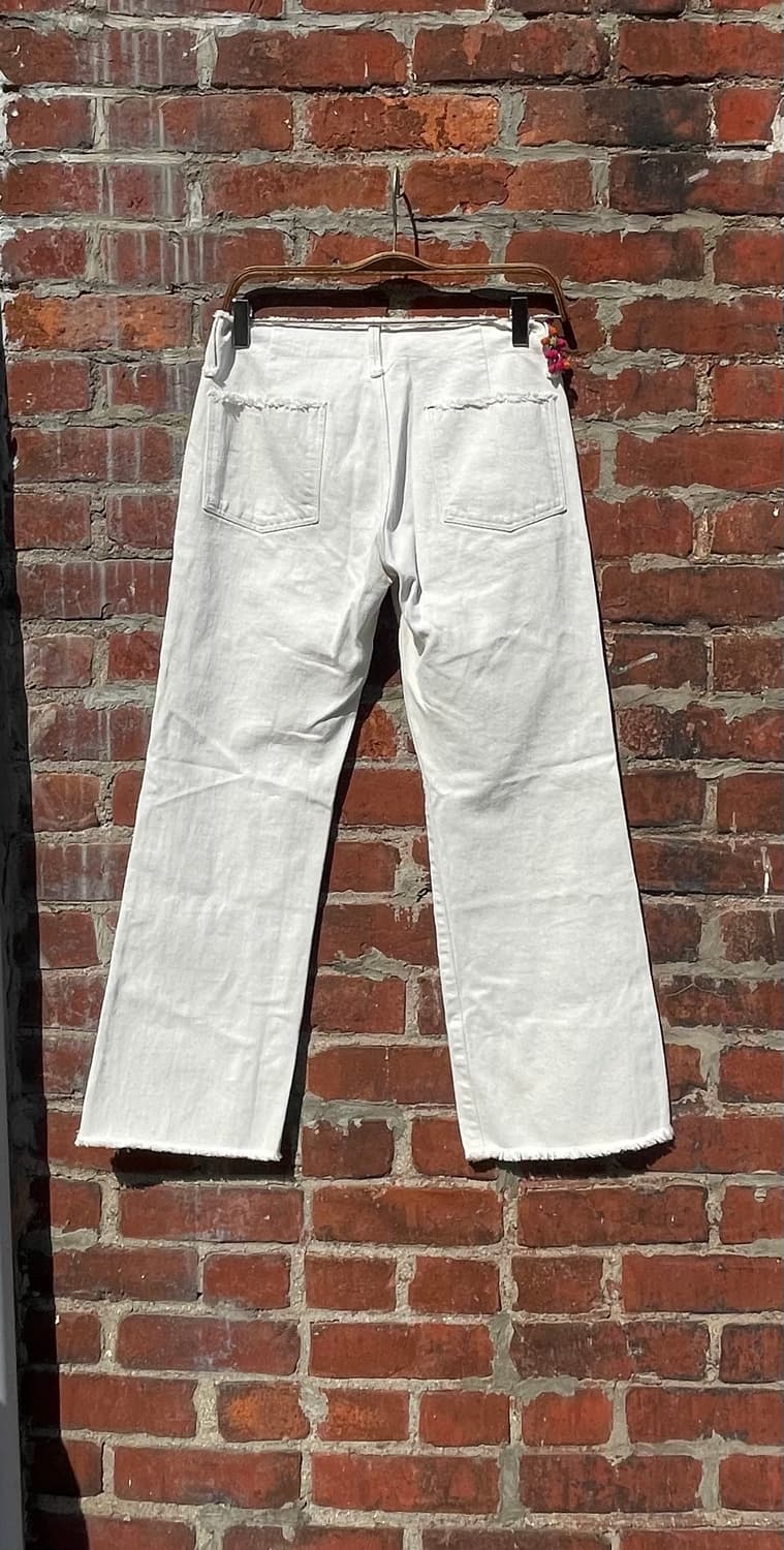 희귀 (Badou-R)45RPm컷오프화이트데님 상품이미지5