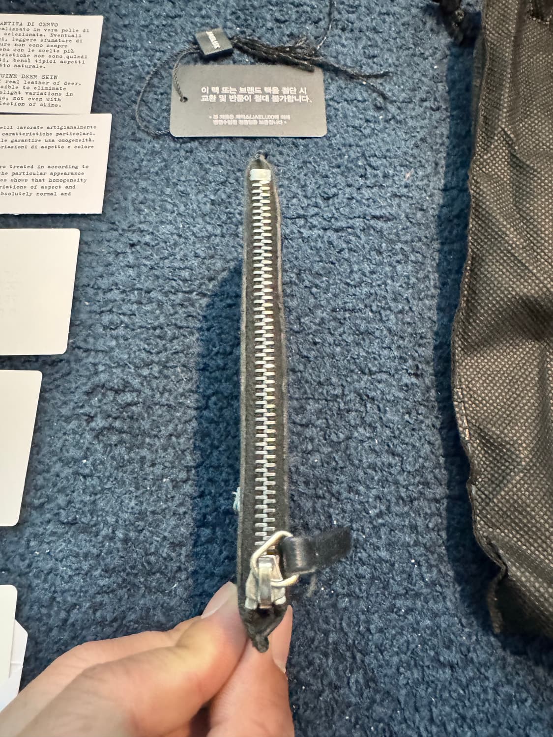 메종마르지엘라 스티치 레더 카드지갑 (사용감많음) 상품이미지4