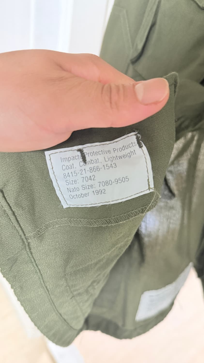 캐나다군 야상 , 정글퍼티그 상품이미지5