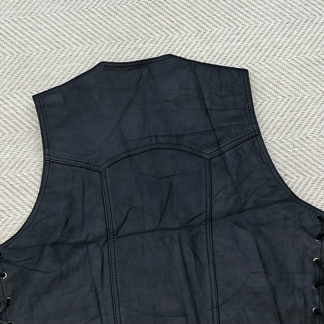 빈티지 리얼레더 베스트 r3514 상품이미지5