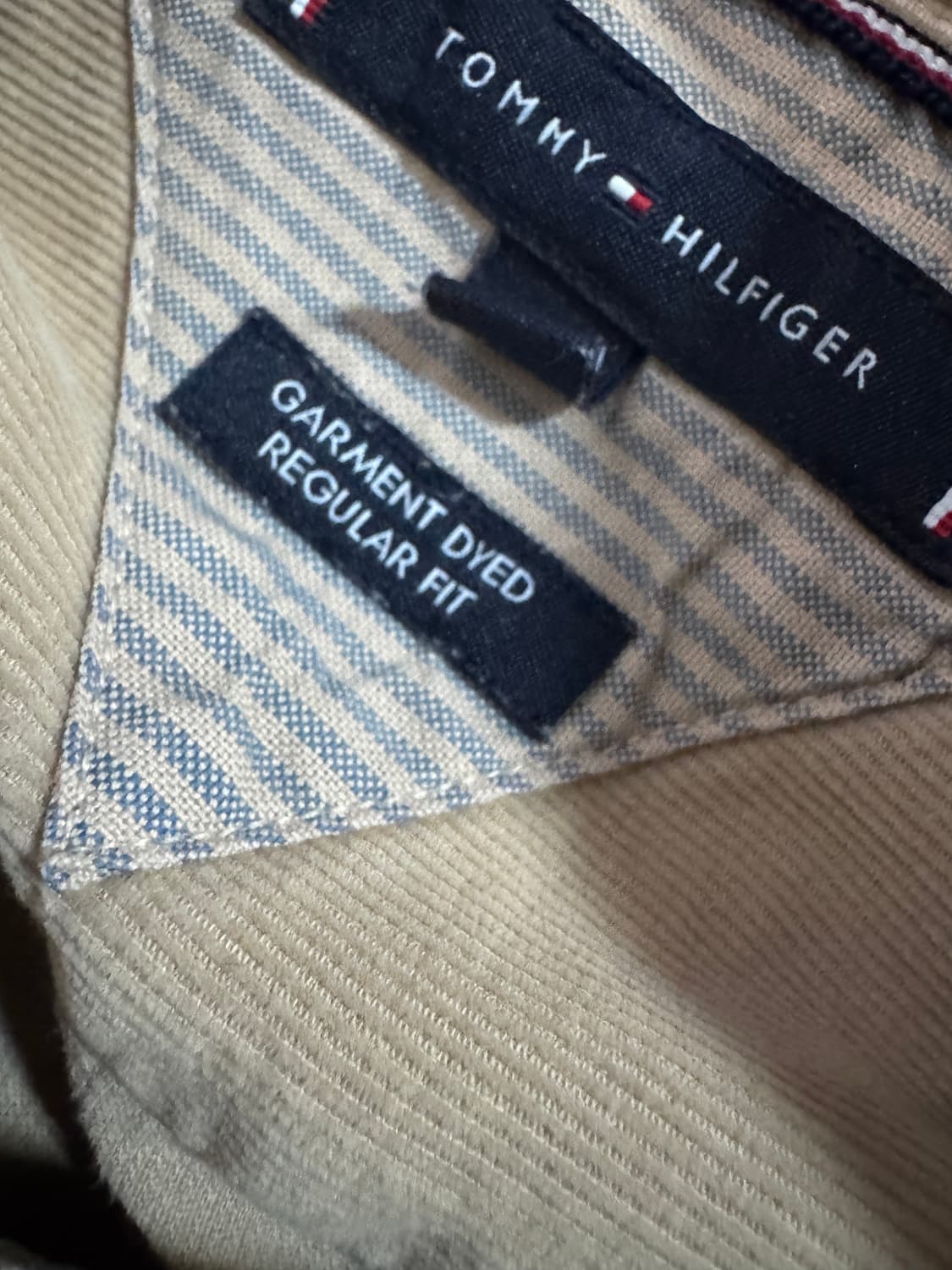 타미힐피거 레귤러핏 웨스턴 코듀로이 셔츠 L 상품이미지4