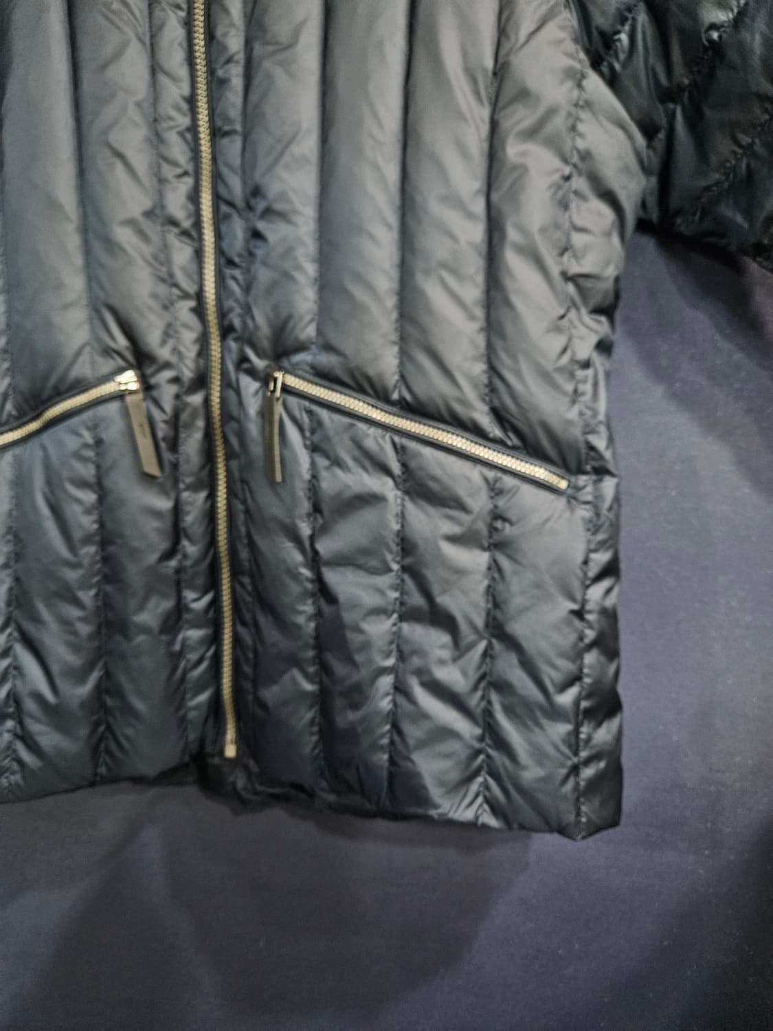 콜롬비아 옴니히트 네이비 남성 105 구스다운 경량패딩  상품이미지6