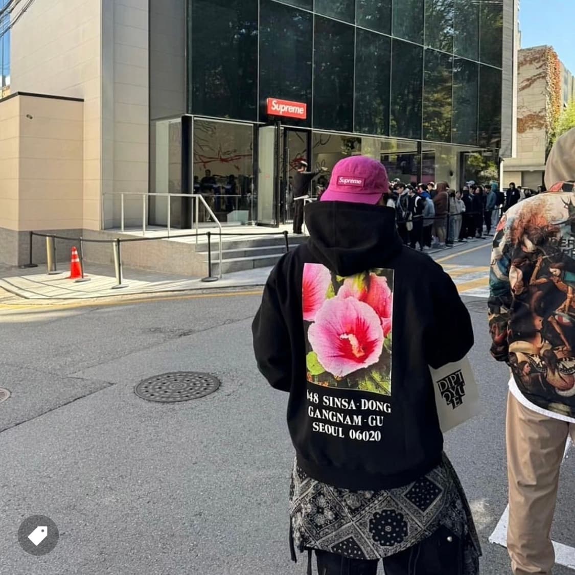 슈프림 23FW 서울 무궁화 박스로고 후드 블랙 상품이미지10