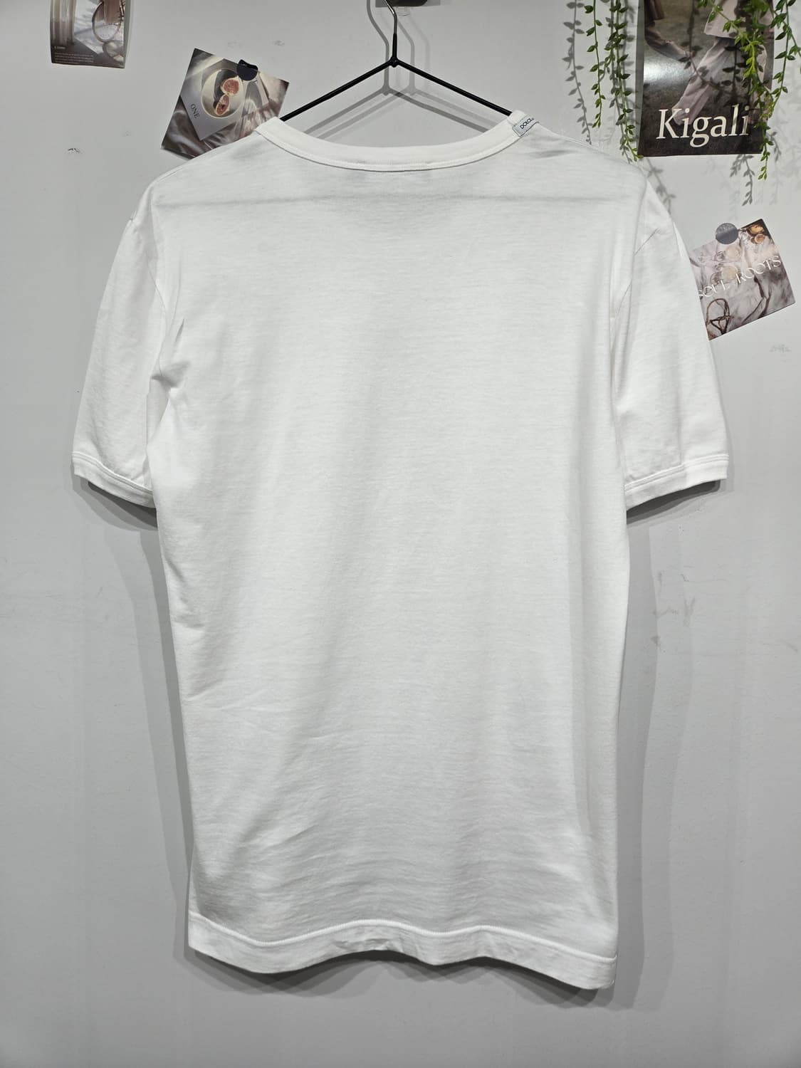 돌체앤가바나 화이트 왕관 사자 자수 반팔 티셔츠 상품이미지4