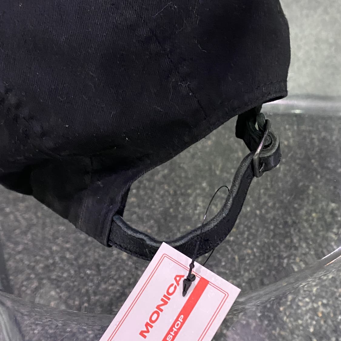 슈프림 블랙 캠프캡 B3869 상품이미지3