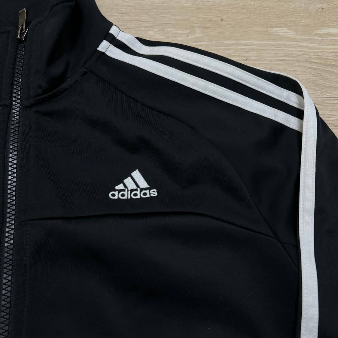 아디다스 사이드라인 삼선 져지 트랙탑 집업자켓 [블랙] M/95 상품이미지4