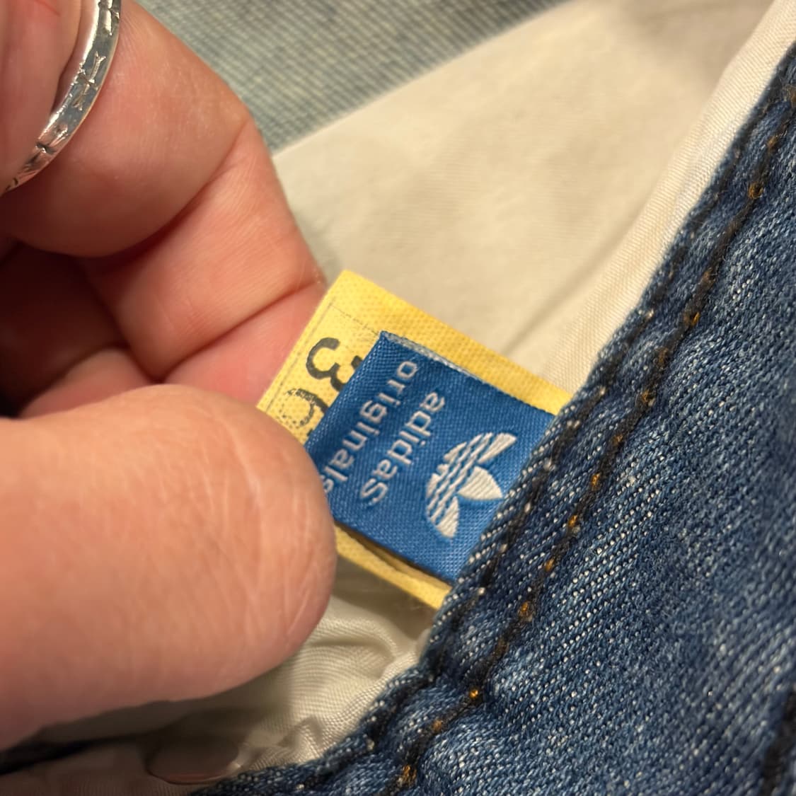 [34] 디젤 x 아디다스 오렌지 스티치 데님 팬츠 청바지 D452 상품이미지8