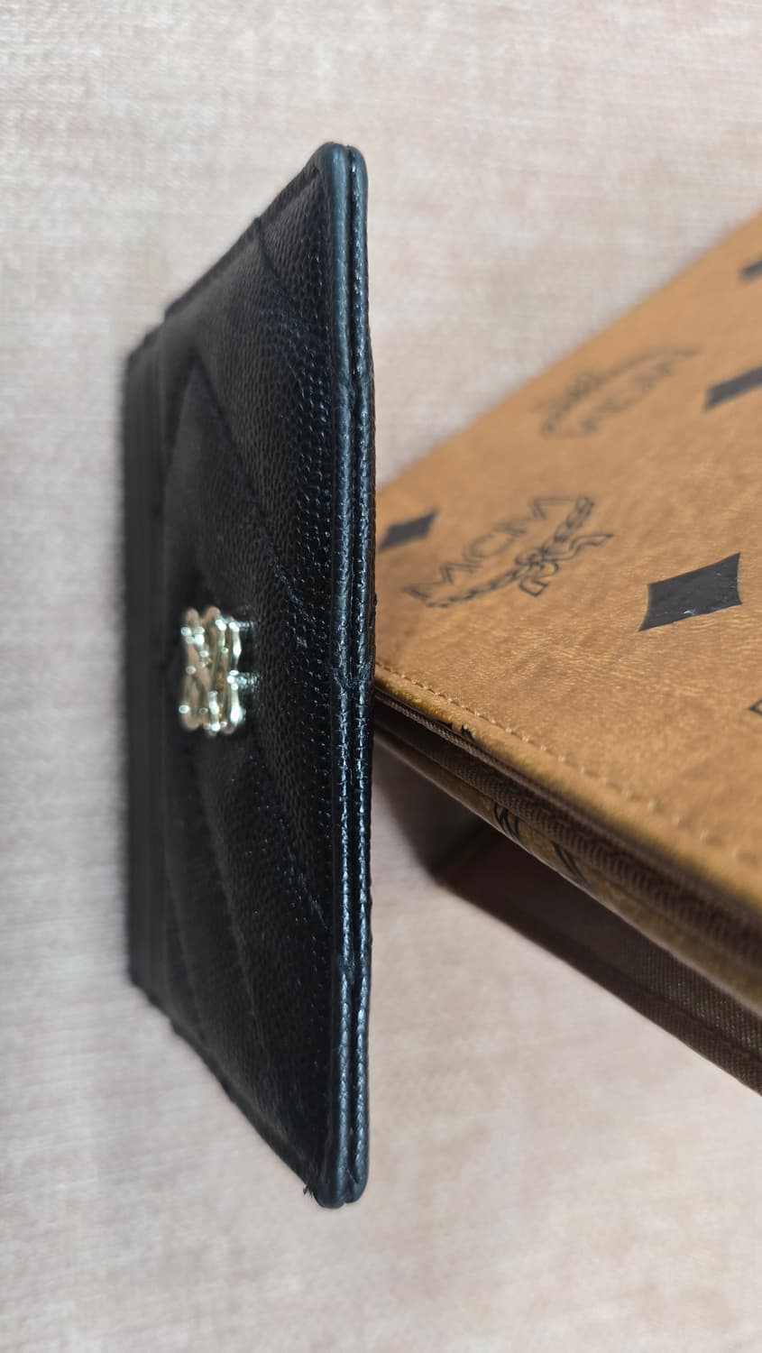 루이까또즈 블랙 퀼팅 카드지갑 상품이미지9