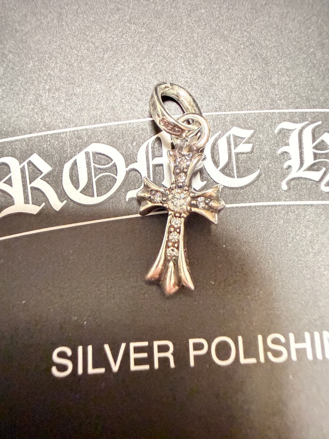 크롬하츠 베이비 펫 풀 파베 다이아 펜던트 상품이미지3