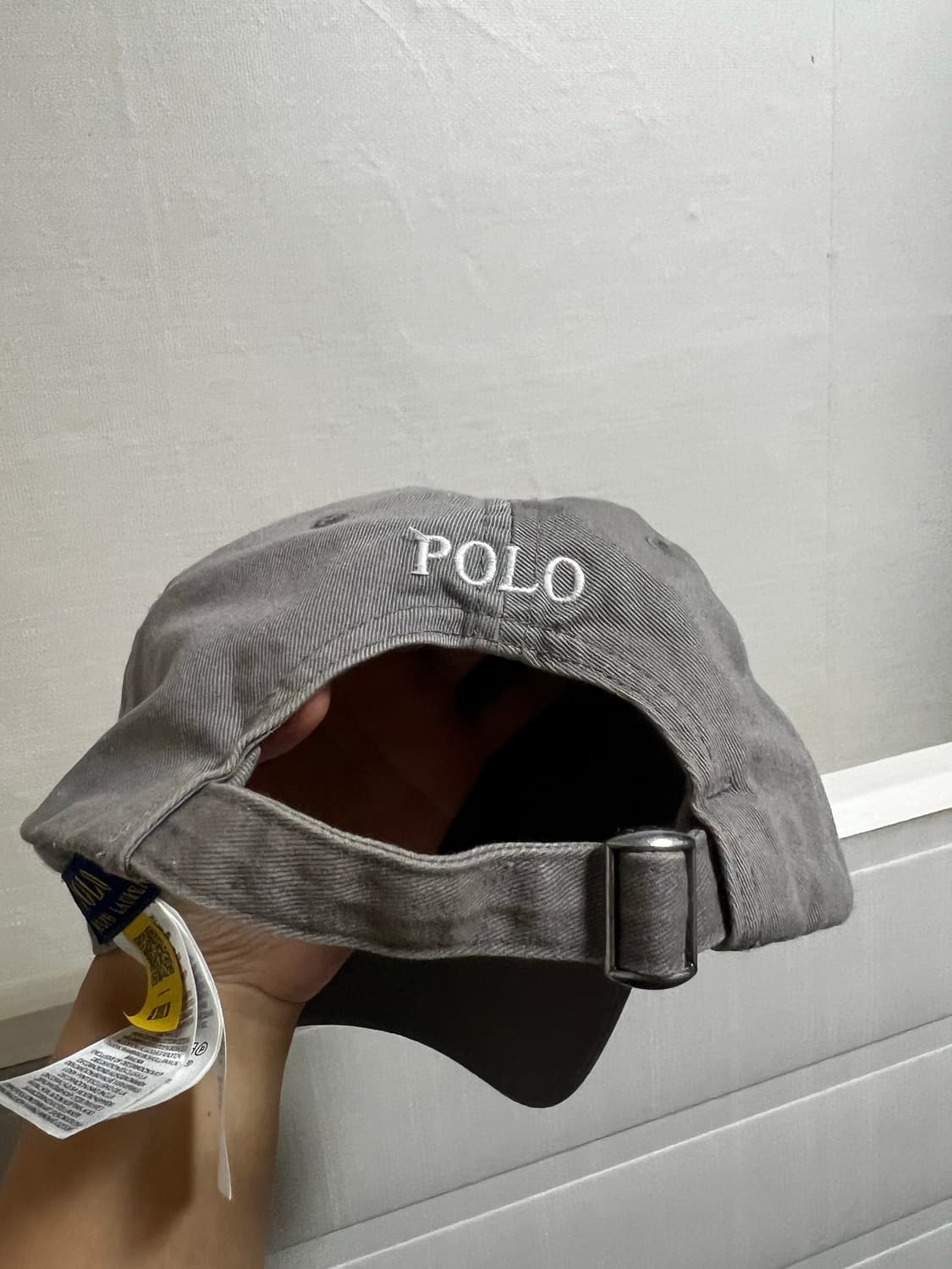 폴로 볼캡 그레이 상품이미지2