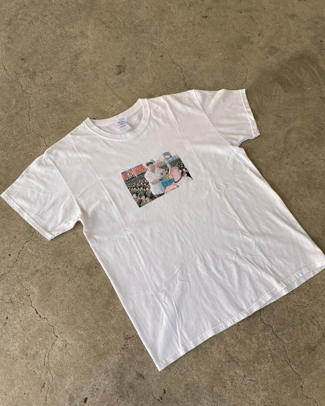 Rare!)VTG Kim Jong-un T-shirt L 상품이미지5
