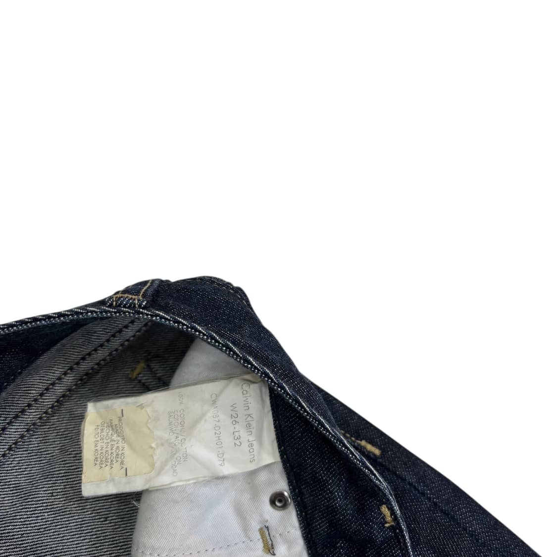 캘빈클라인 반 부츠컷 데님 팬츠 상품이미지4