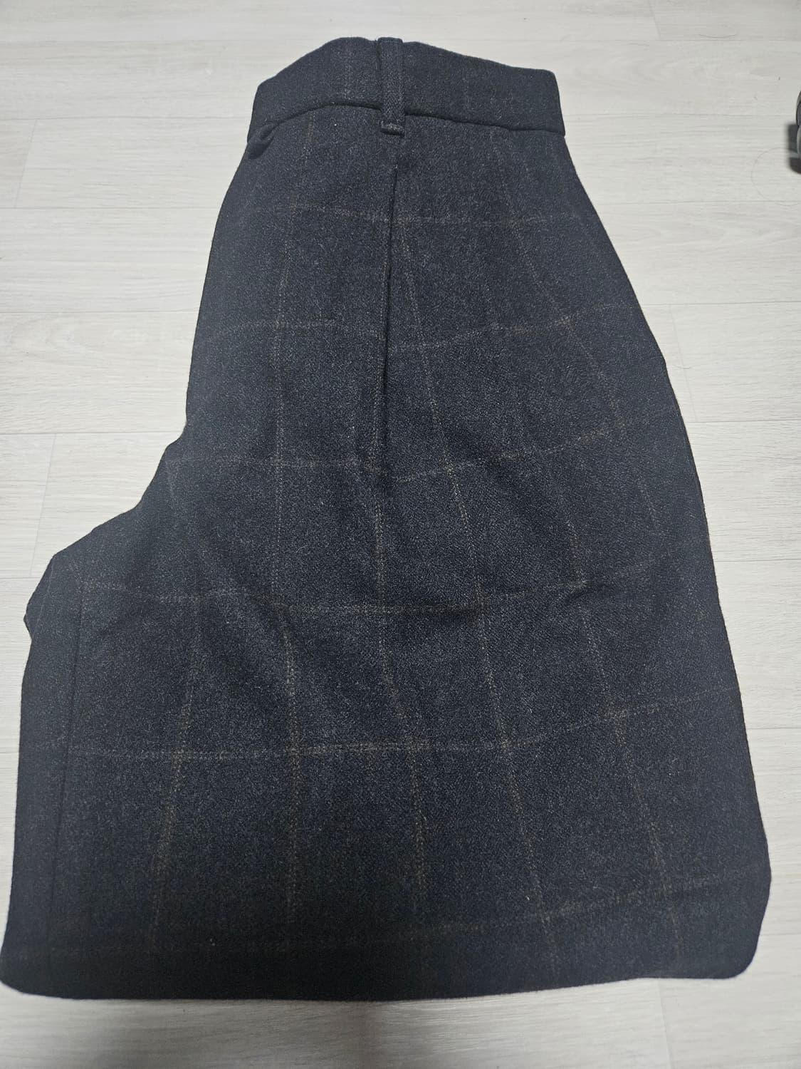 셔터 체크 헤비 울팬츠 상품이미지3