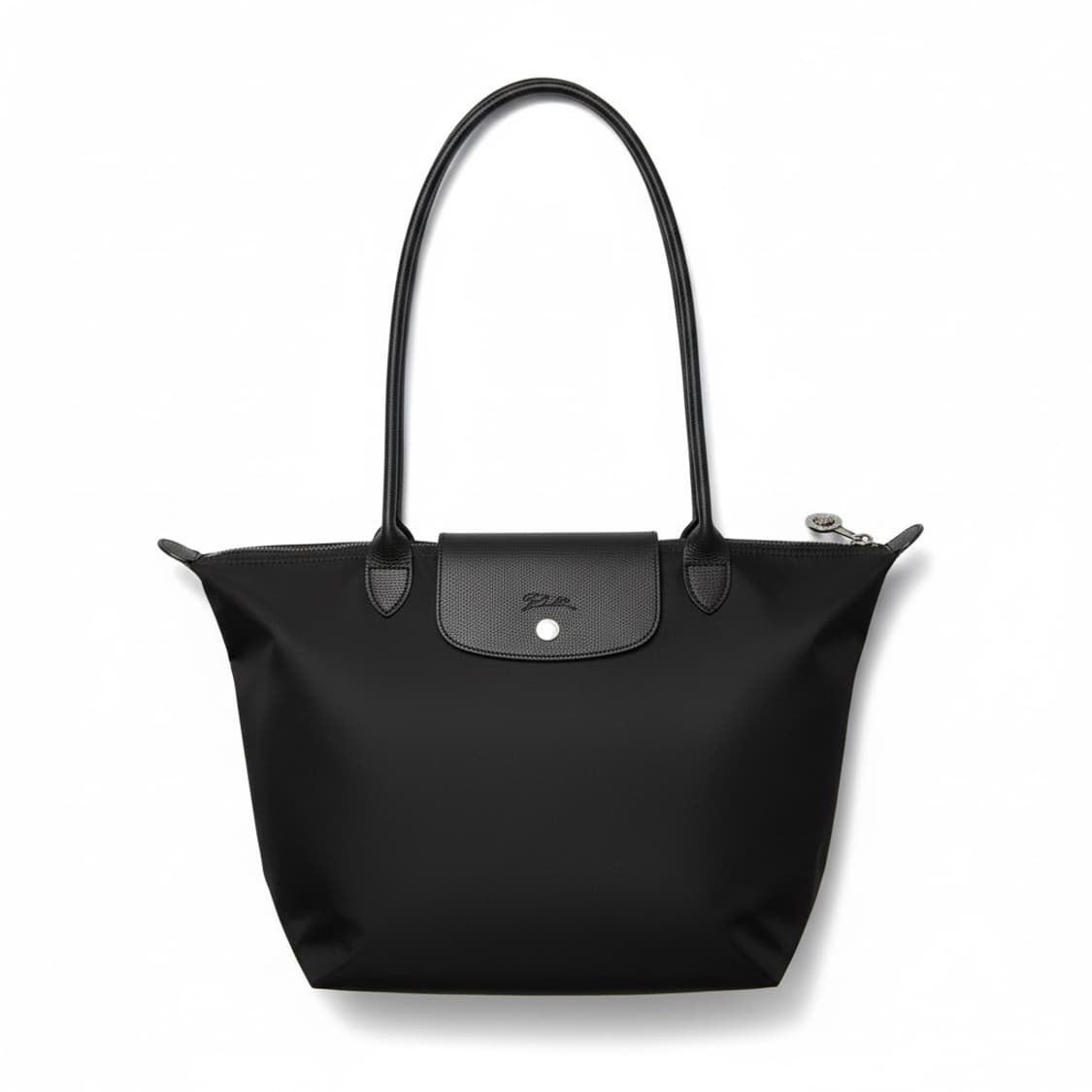 롱샴 르 플리아쥬 숄더백 블랙 라지 상품이미지1