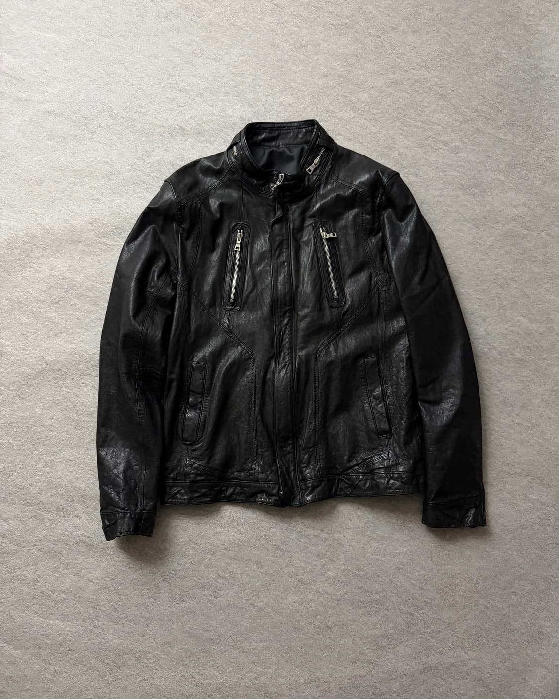 빈티지 램스킨 레더자켓  상품이미지1