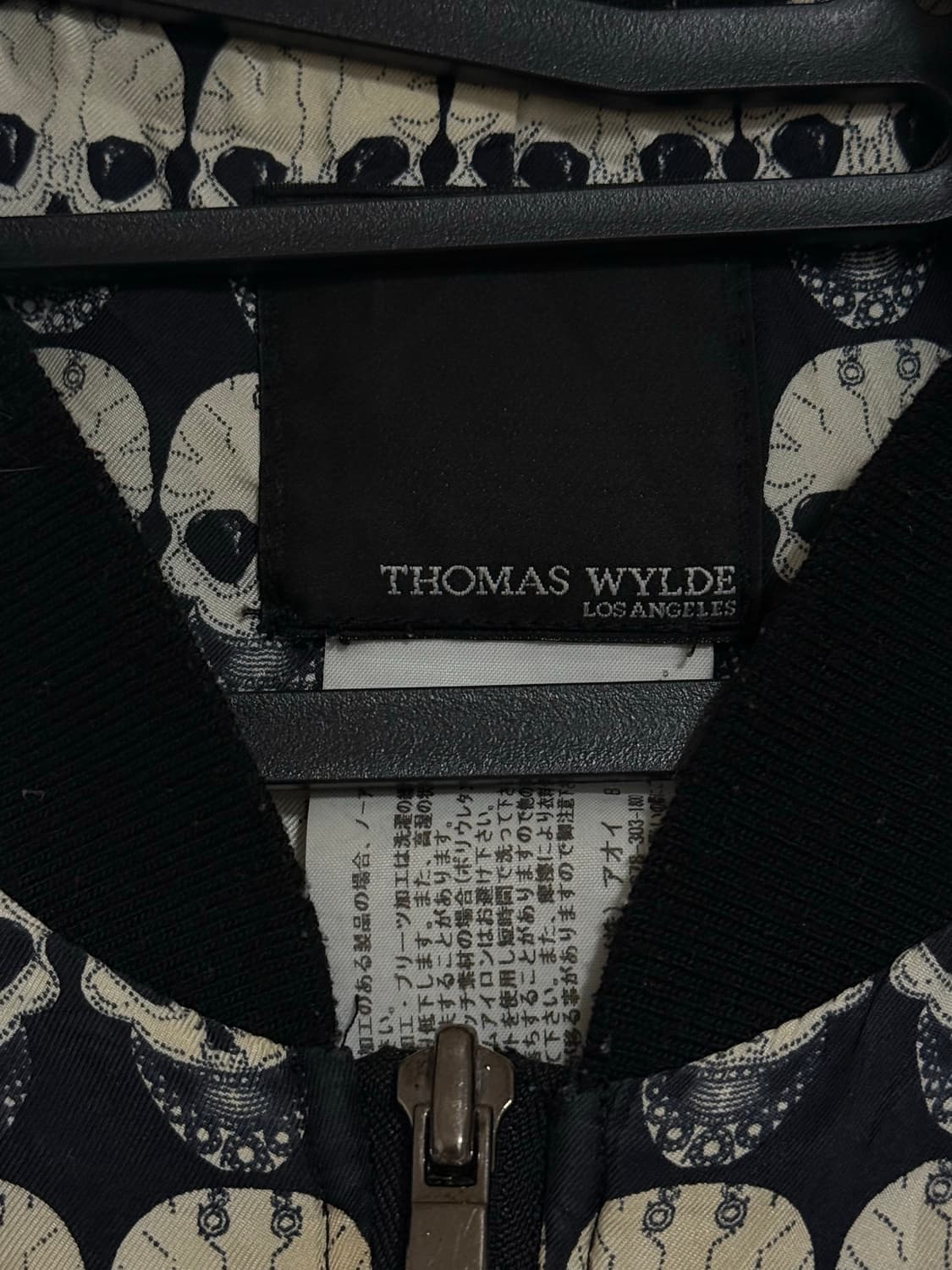 THOMAS WYLDE 스컬 프린팅 펑크 봄버 자켓 상품이미지3