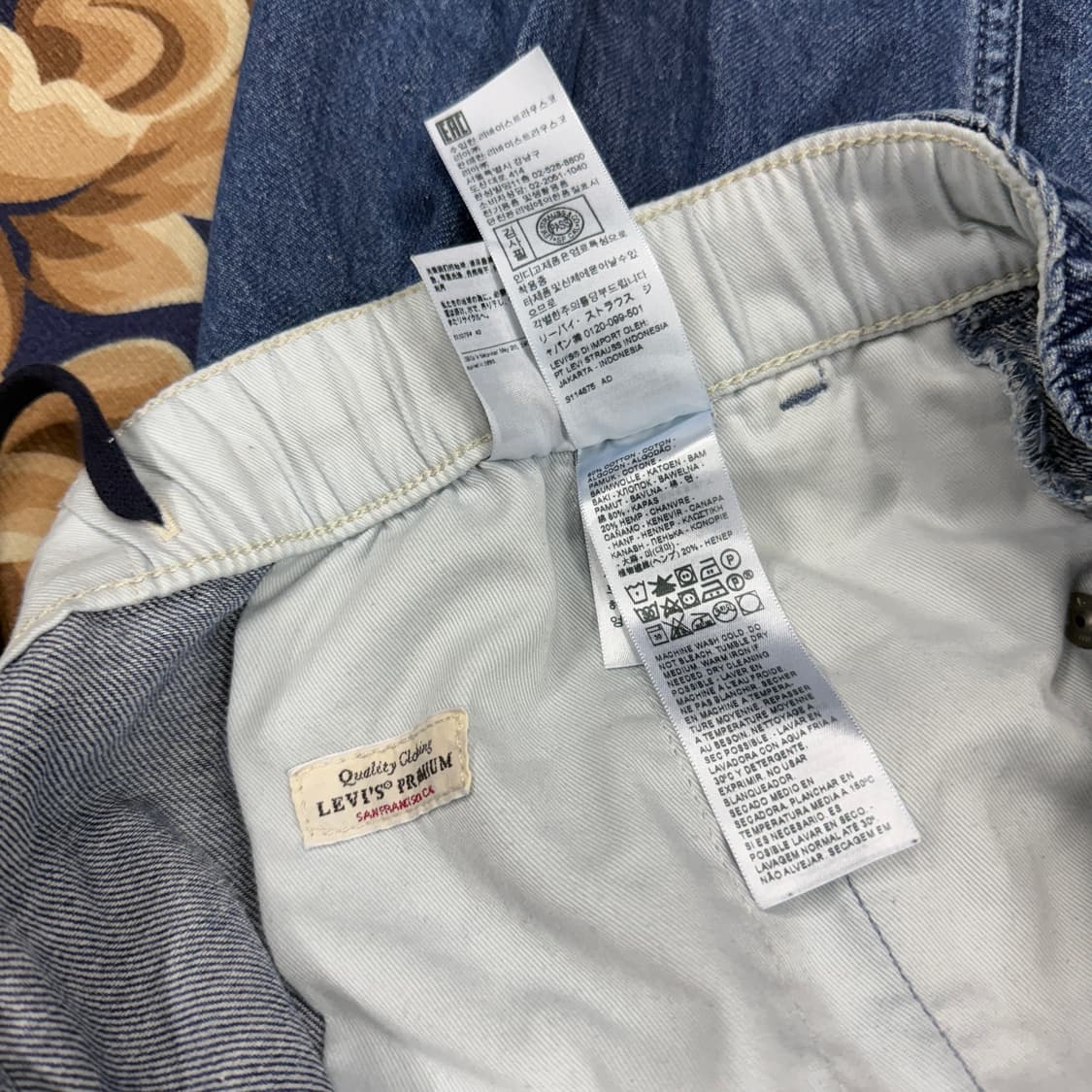 (XL)리바이스 Levis 프리미엄 스테이 루즈 데님팬츠 상품이미지4