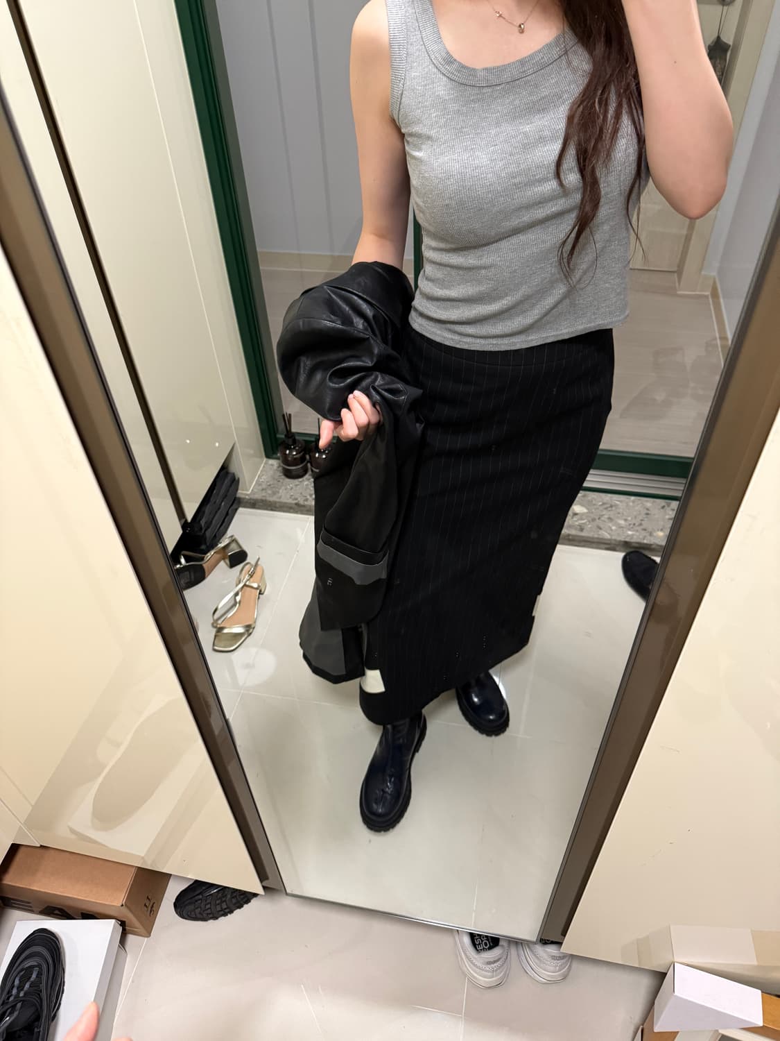 더일마 인디핀 스커트 s 상품이미지5