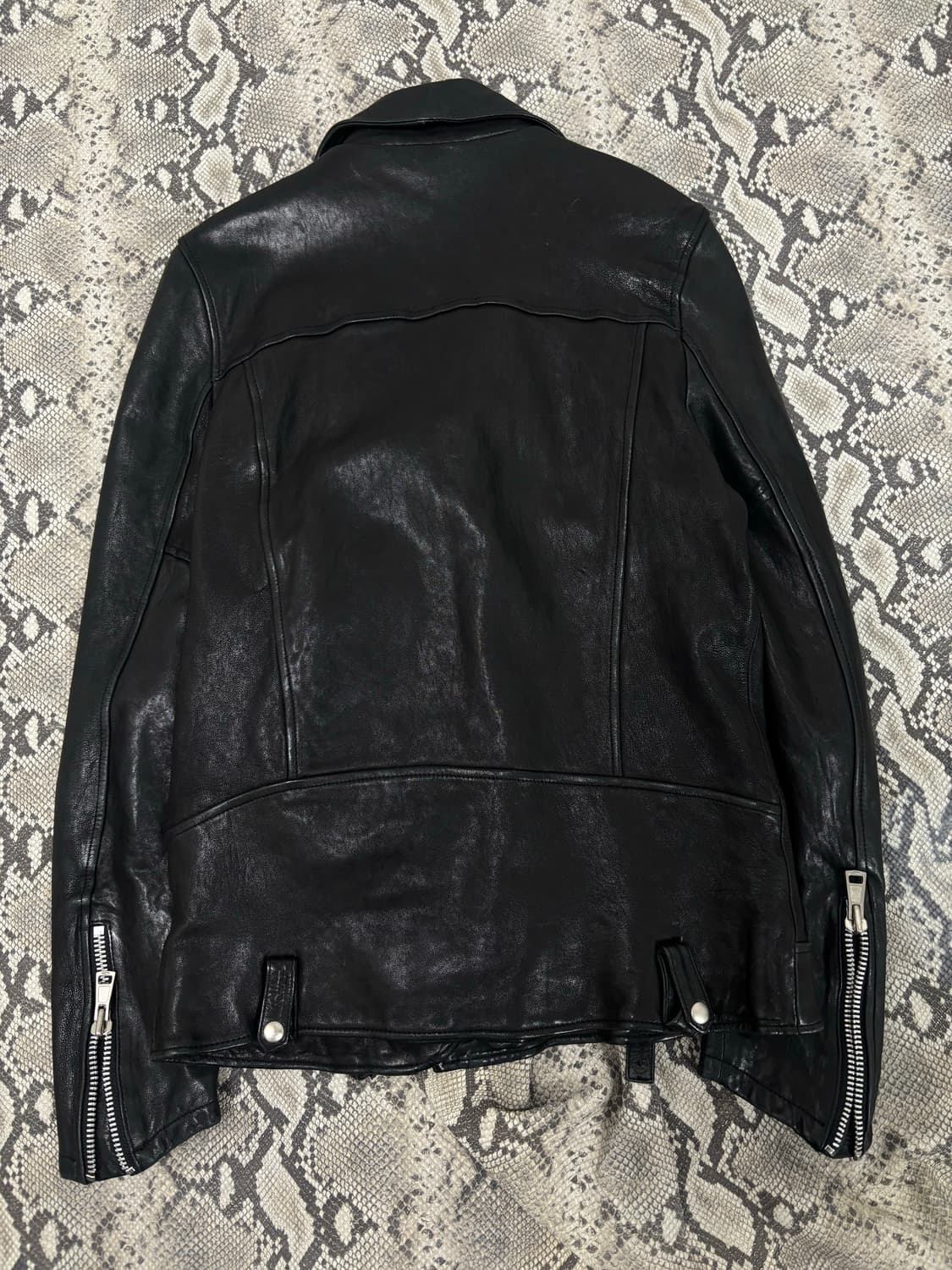 Multi Zipper Sheep Skin Cuff Detail Jack 상품이미지9