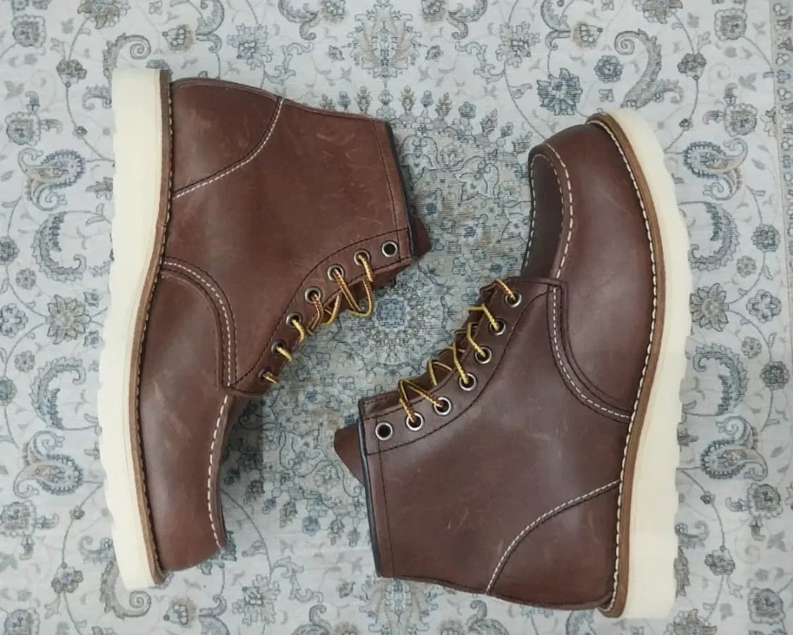 245-255)호킨스 스폰사 브라운 가죽 부츠 상품이미지1