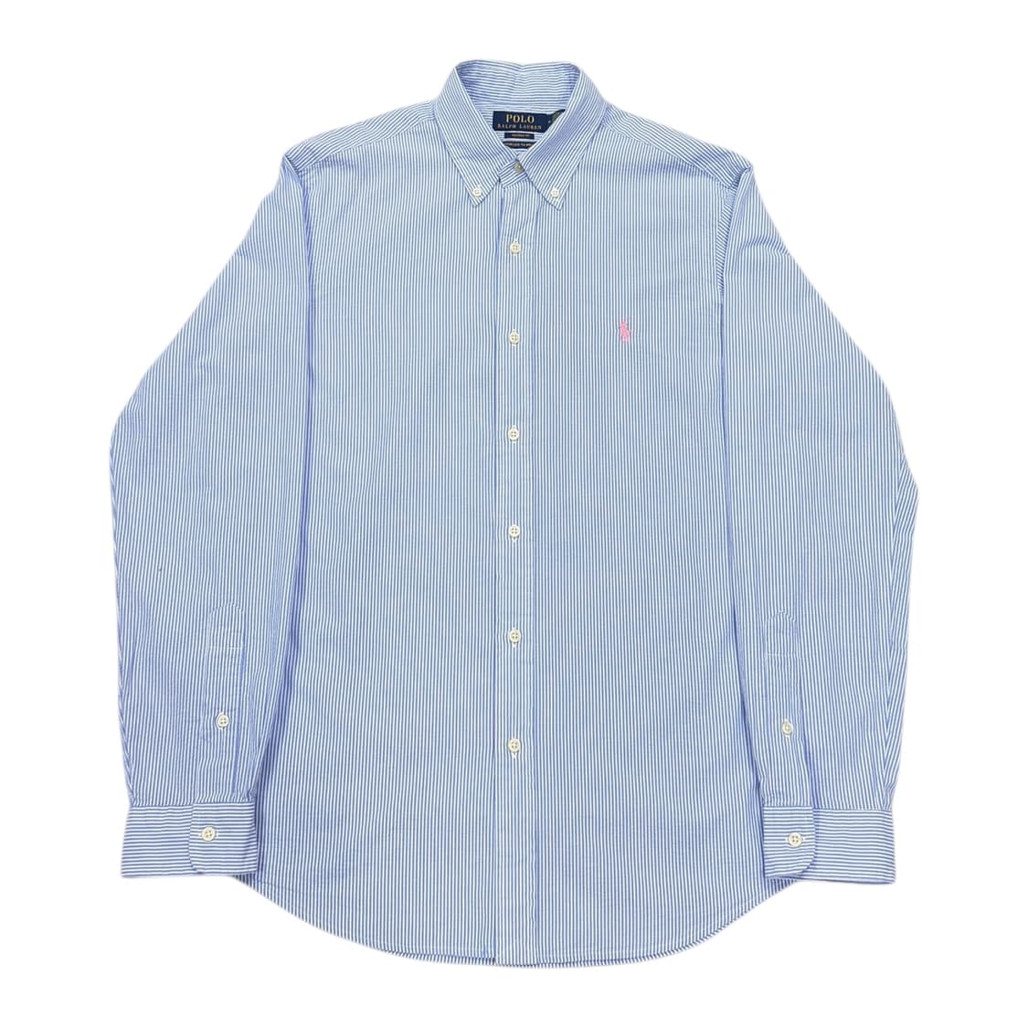 폴로 랄프로렌 QR 핑크 포니 스트라이프 셔츠 남방 M 상품이미지1