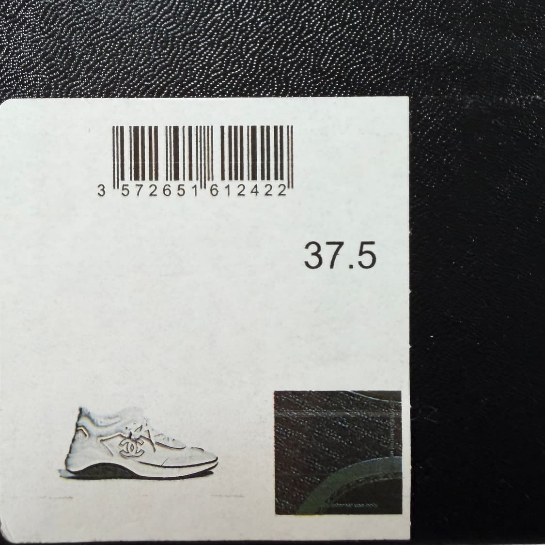 샤넬 CC 로고 패브릭 스웨이드 스니커즈 (245) 상품이미지8