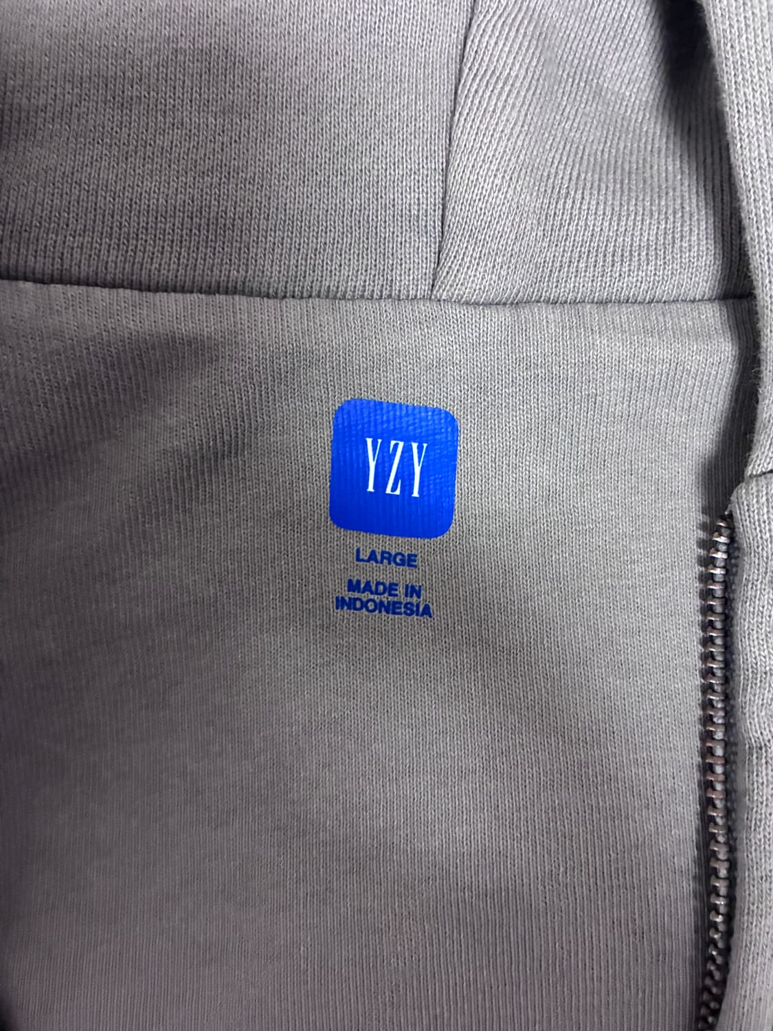 이지 후드집업 그레이 L 상품이미지2