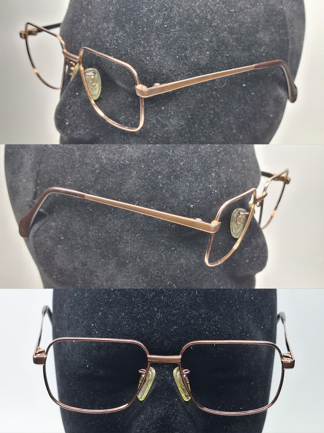 일본제 순수 티타늄 골드 안경테/마루망 TITANOS T-734 빈티지 상품이미지5