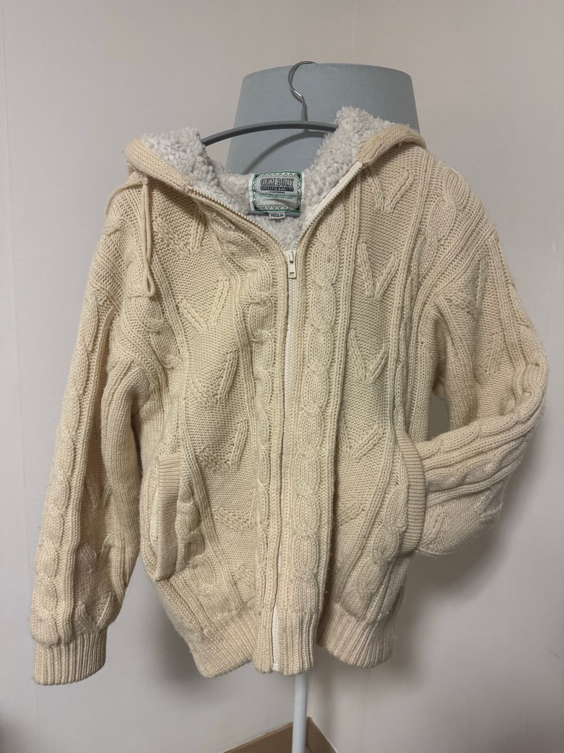 빈티지 양털 집업 상품이미지1