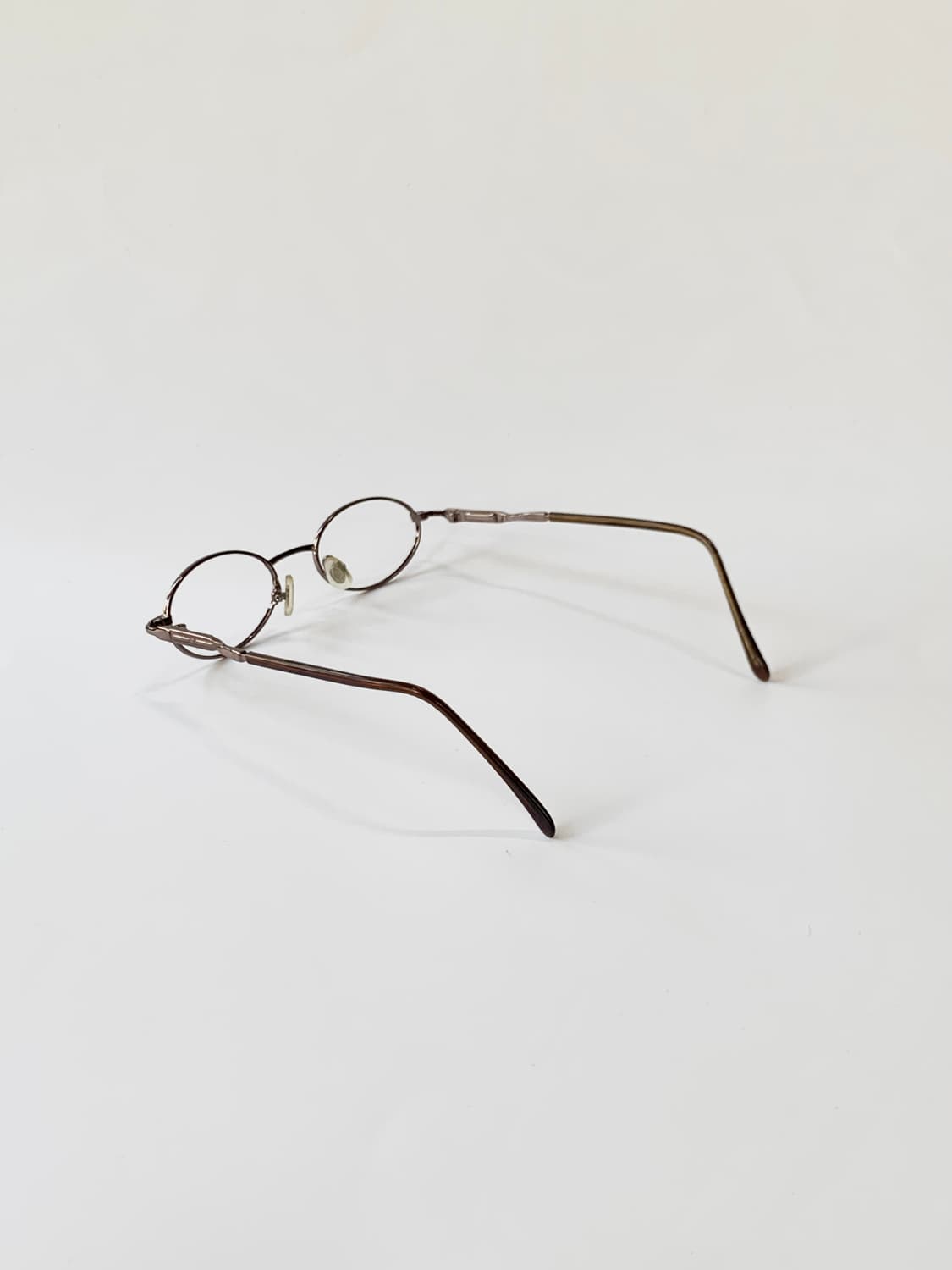 [픽키-592] (Small) 딥브라운 메탈 오벌 안경테 클래식 엔틱 상품이미지5