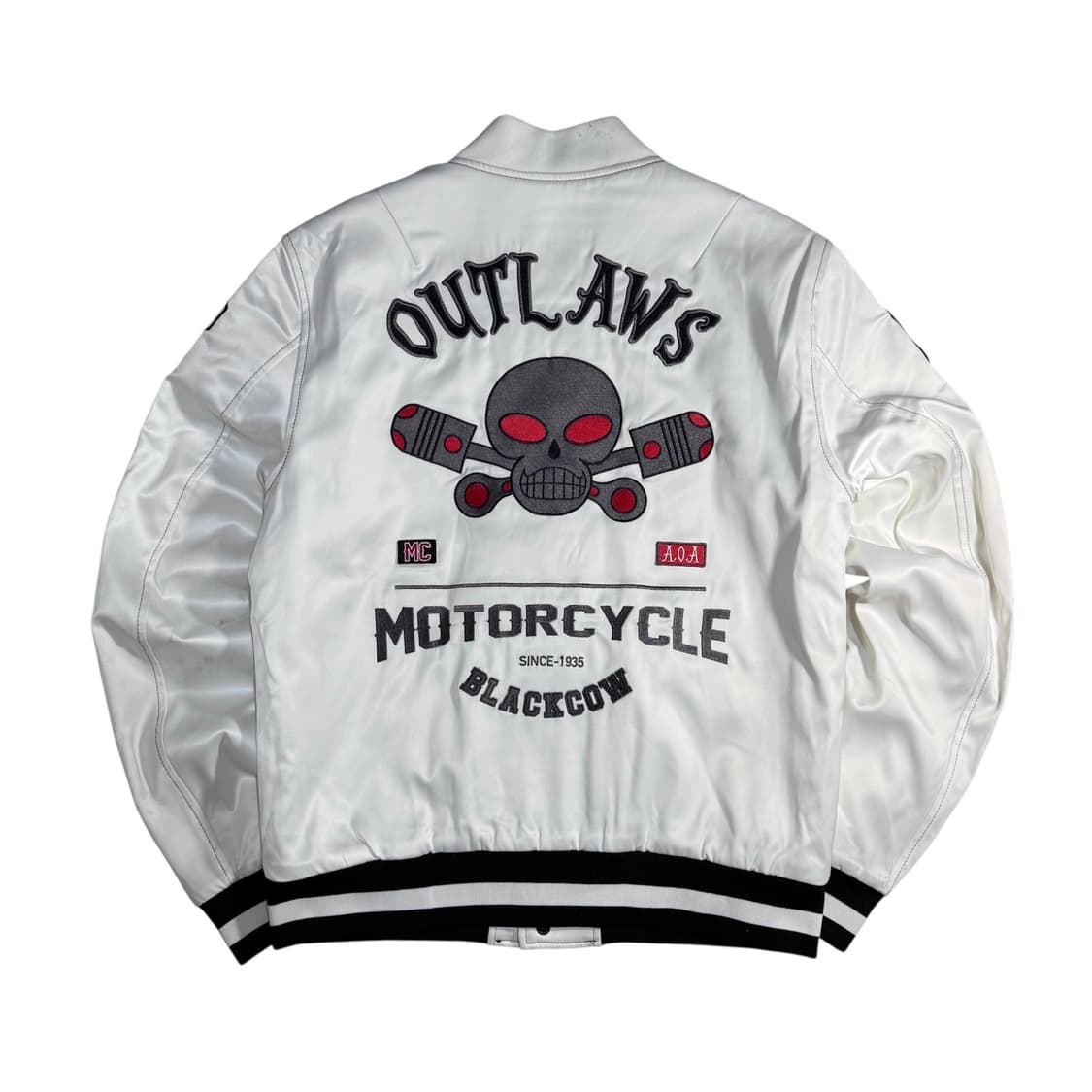 아웃로즈 모터사이클 클럽 패러디 바시티 점퍼 자켓 상품이미지1
