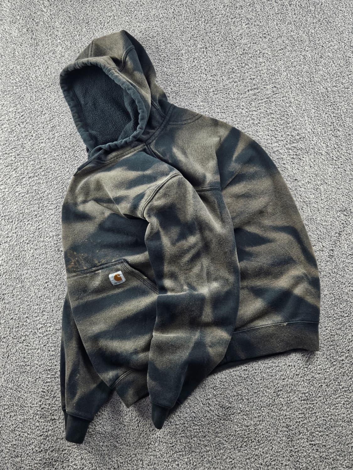 칼하트 다잉 워시드 커스텀 후드 티셔츠 ( M ) / 10689 상품이미지3