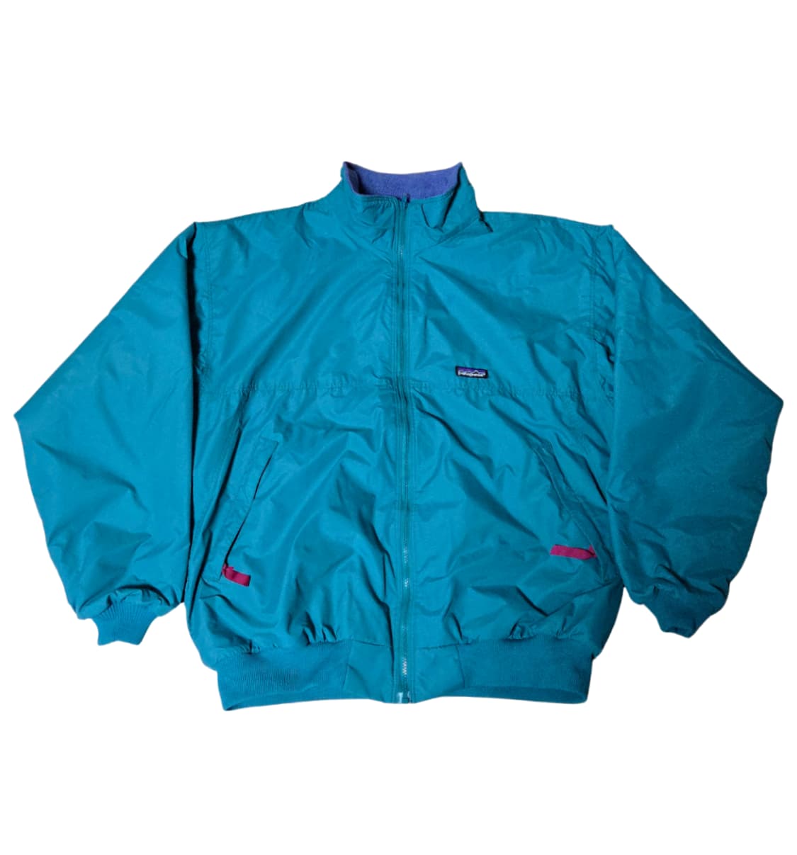 (2XL)파타고니아 90s Usa 쉘드 신칠라 봄버 자켓 틸블루 상품이미지1