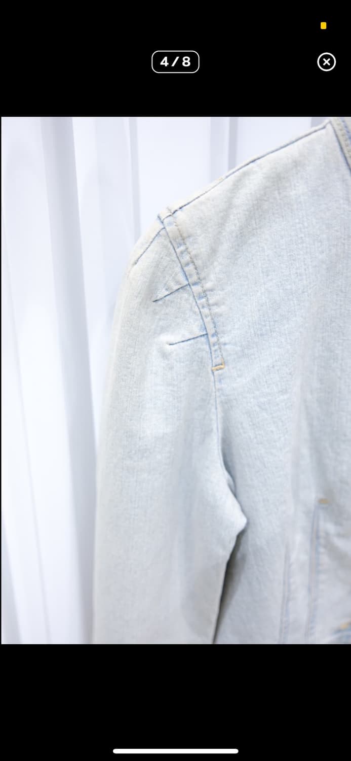 빈티지 버튼 청자켓 상품이미지5