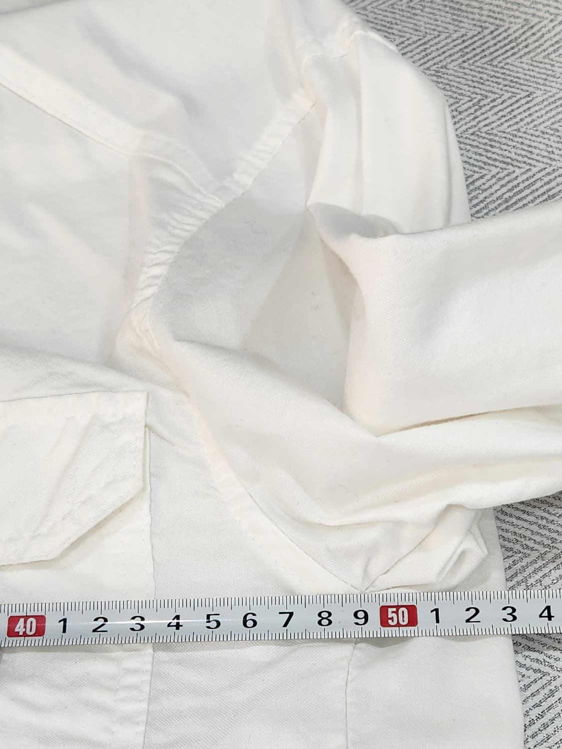 [F] WE ARE 위아 화이트 코튼 셔츠 여성 프리사이즈 상품이미지7