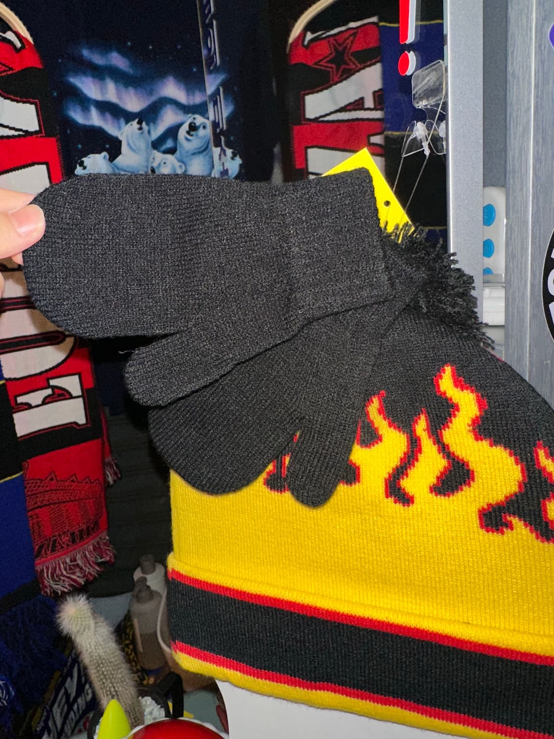 핫휠 비니/장갑 세트 상품이미지2