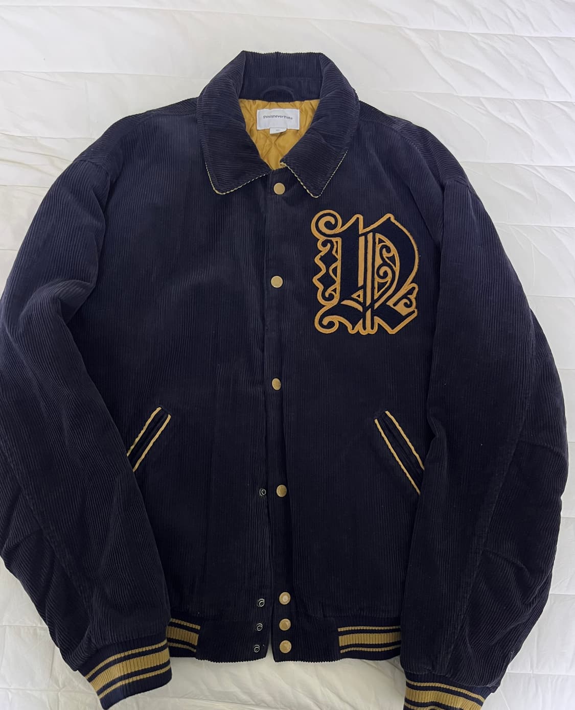 디스이즈네버댓 코듀로이 바시티 자켓 XL 상품이미지1