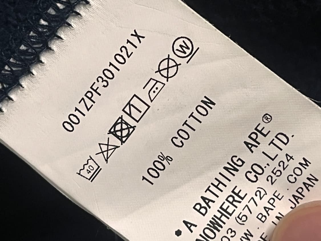 새상품급) 베이프 적계 반카모 샤크 후드집업 상품이미지4