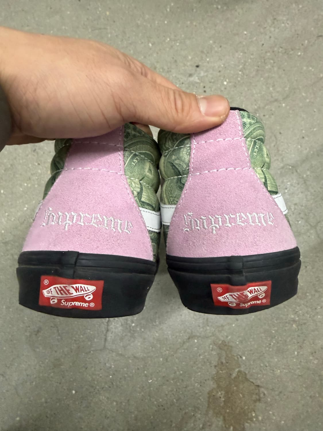 supreme vans 스케이트하이 미드 상품이미지2