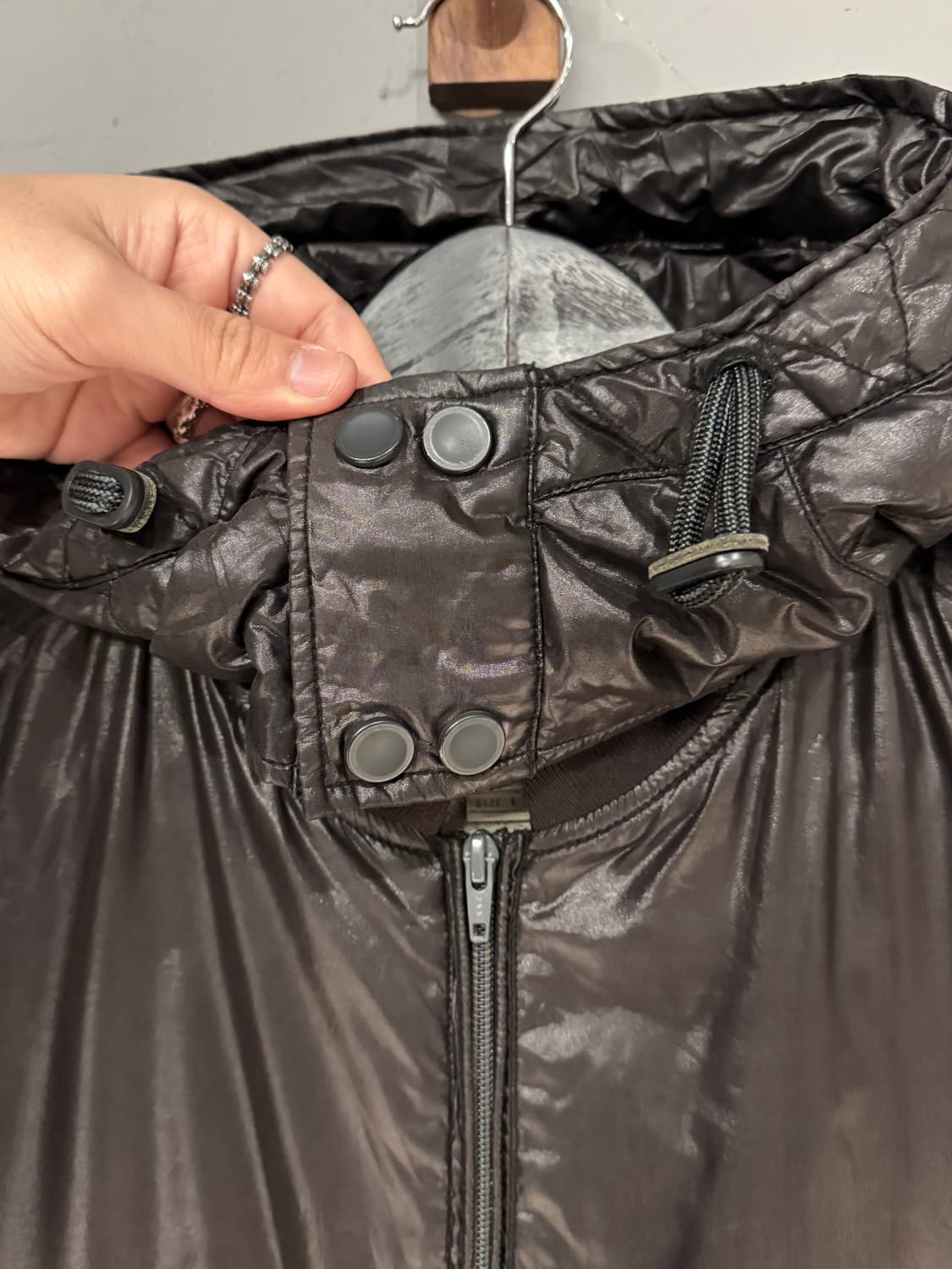 Diesel 디젤 나일론 후드 자켓 상품이미지4