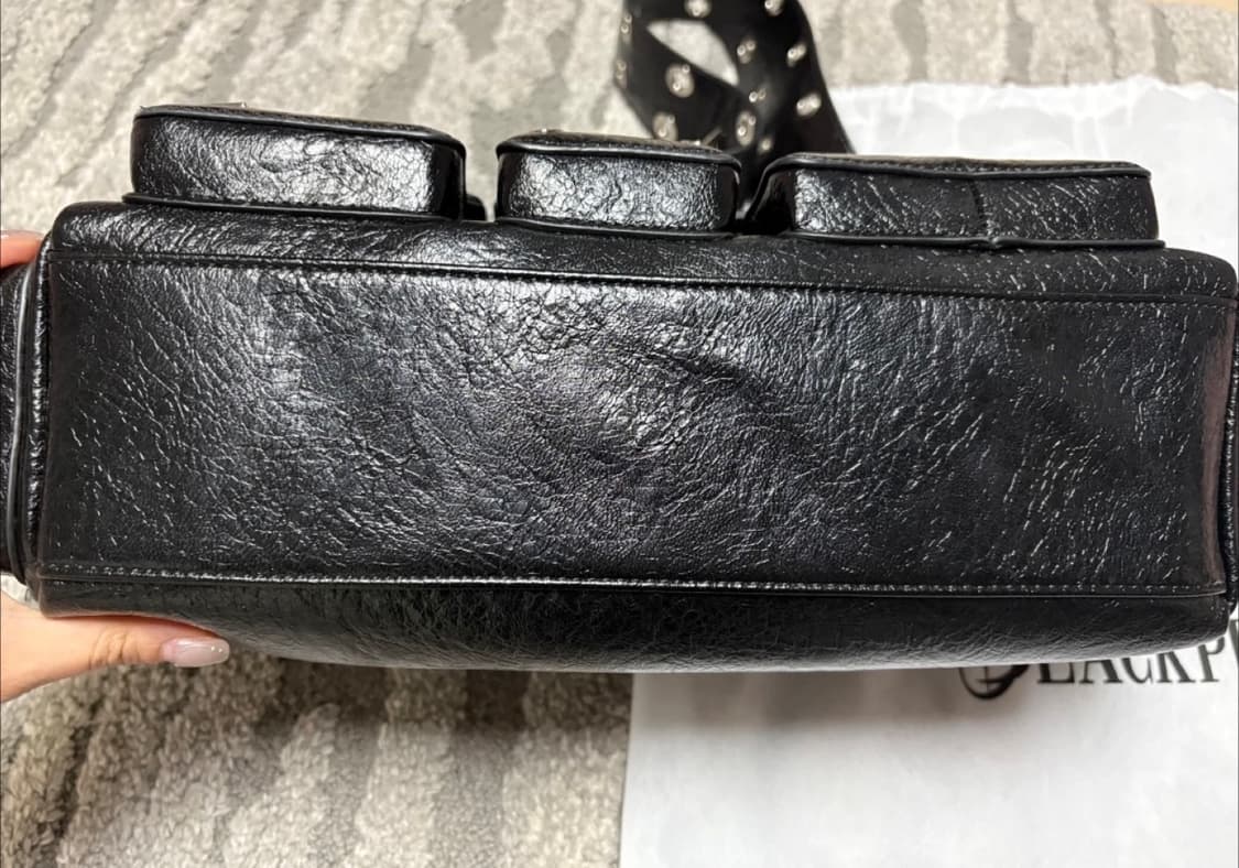 [BLACKPURPLE] Fortress Bag_Black 블랙퍼플 가방 상품이미지4