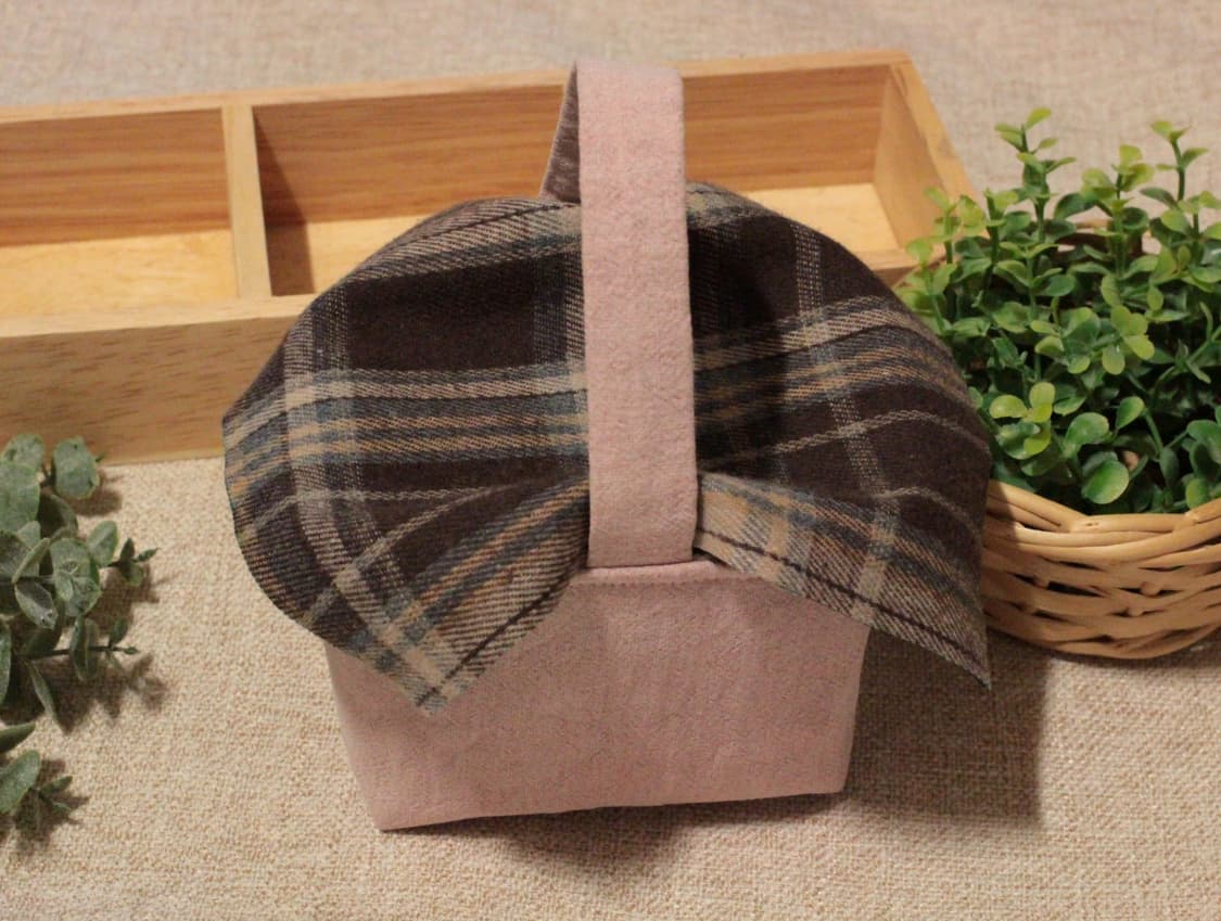 핸드메이드 미니 패브릭 바구니 상품이미지2