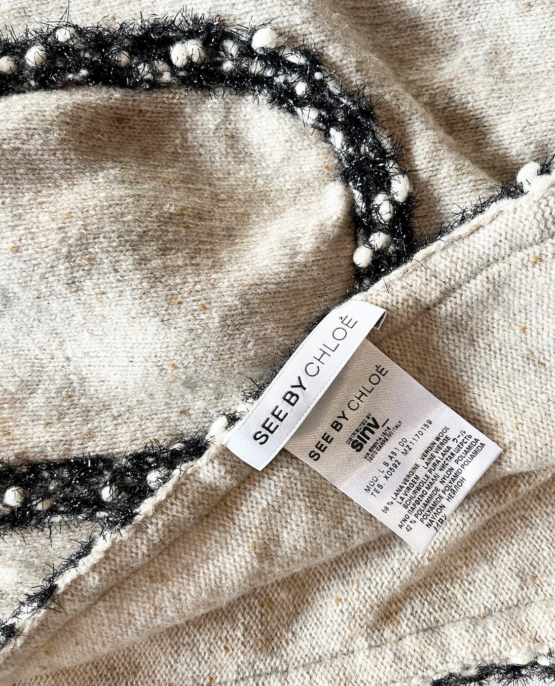 SEE BY CHLOE wool pocket muffler 상품이미지9