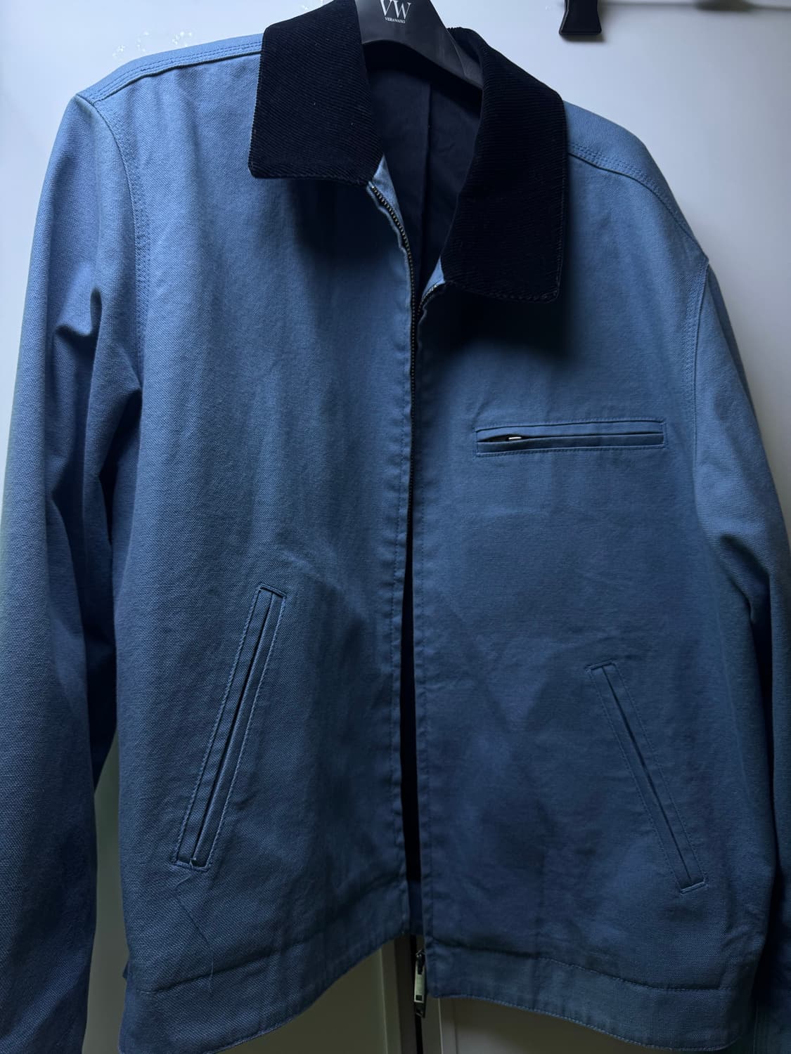 무신사 스탠다드 워크 재킷 블루 그레이 L 상품이미지2