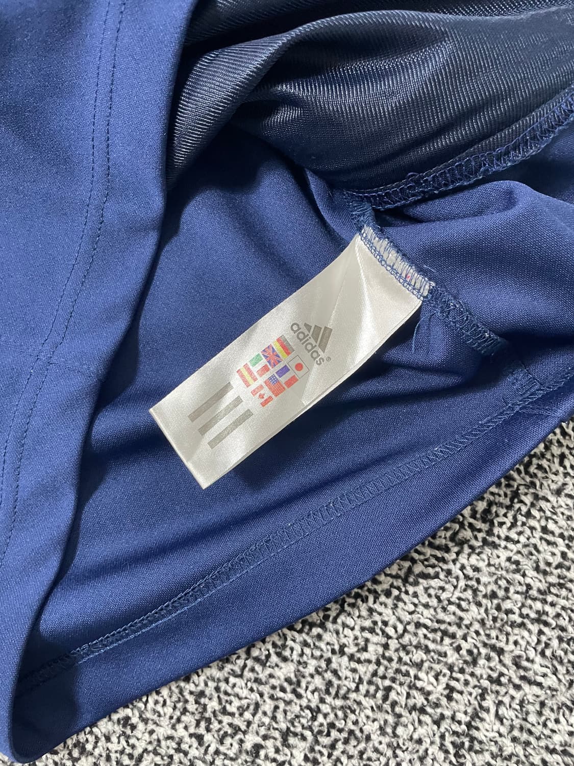 빈티지9. 아디다스 00's 네이비 스카이블루 배색 져지 트랙탑 트레이닝 상품이미지3