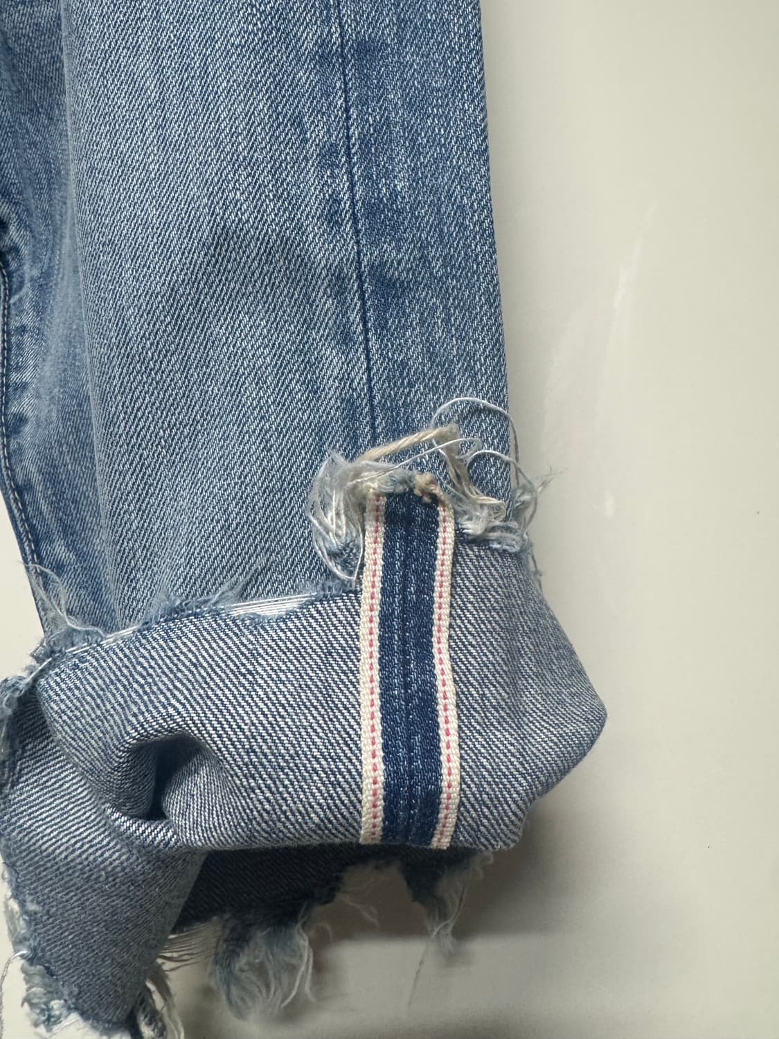 마인데님 22SS 셀비지 데님 쇼츠 상품이미지3