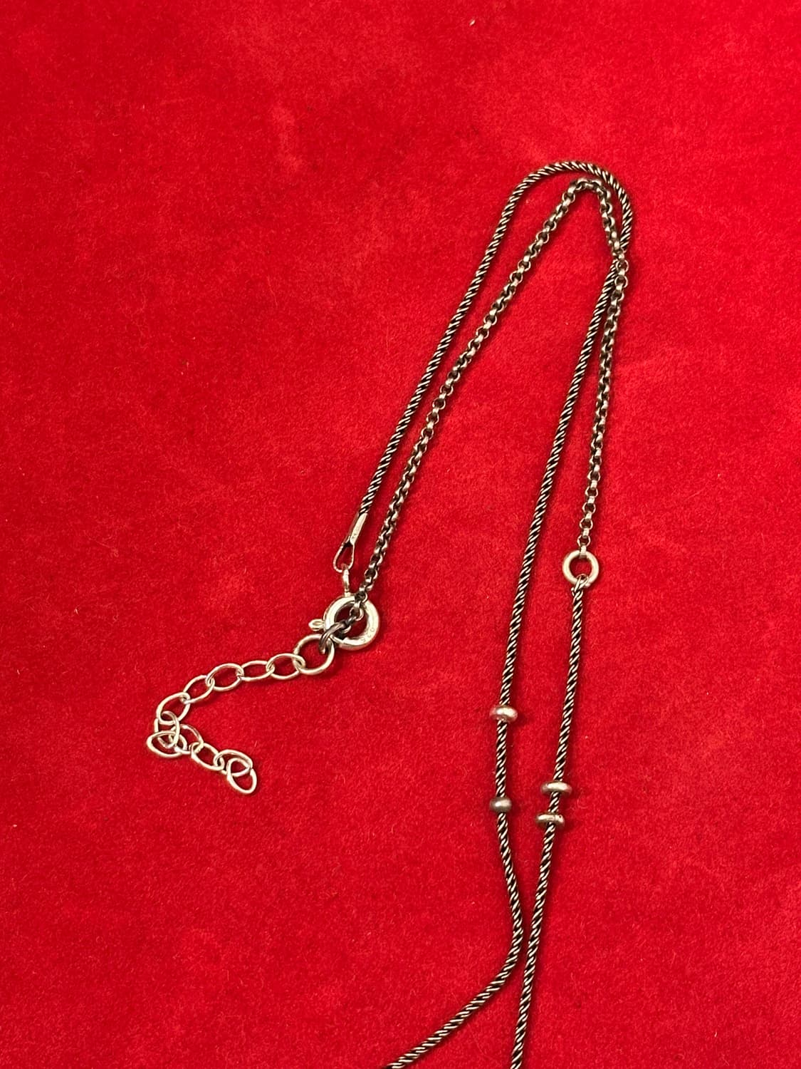 Onyx Feather 925Silver Necklace 상품이미지2