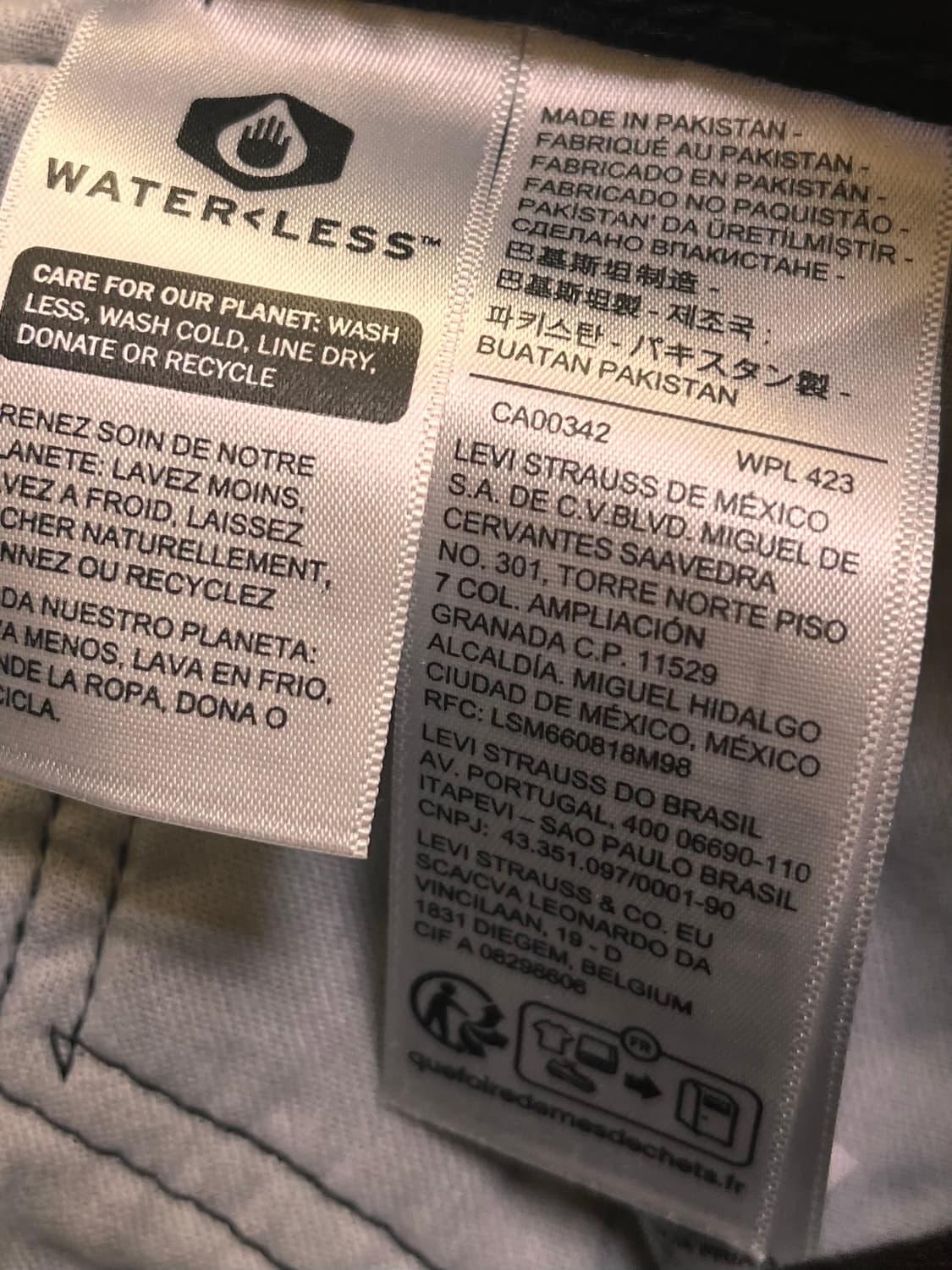 리바이스 559 블랙진 데님팬츠 W32 L32 상품이미지5