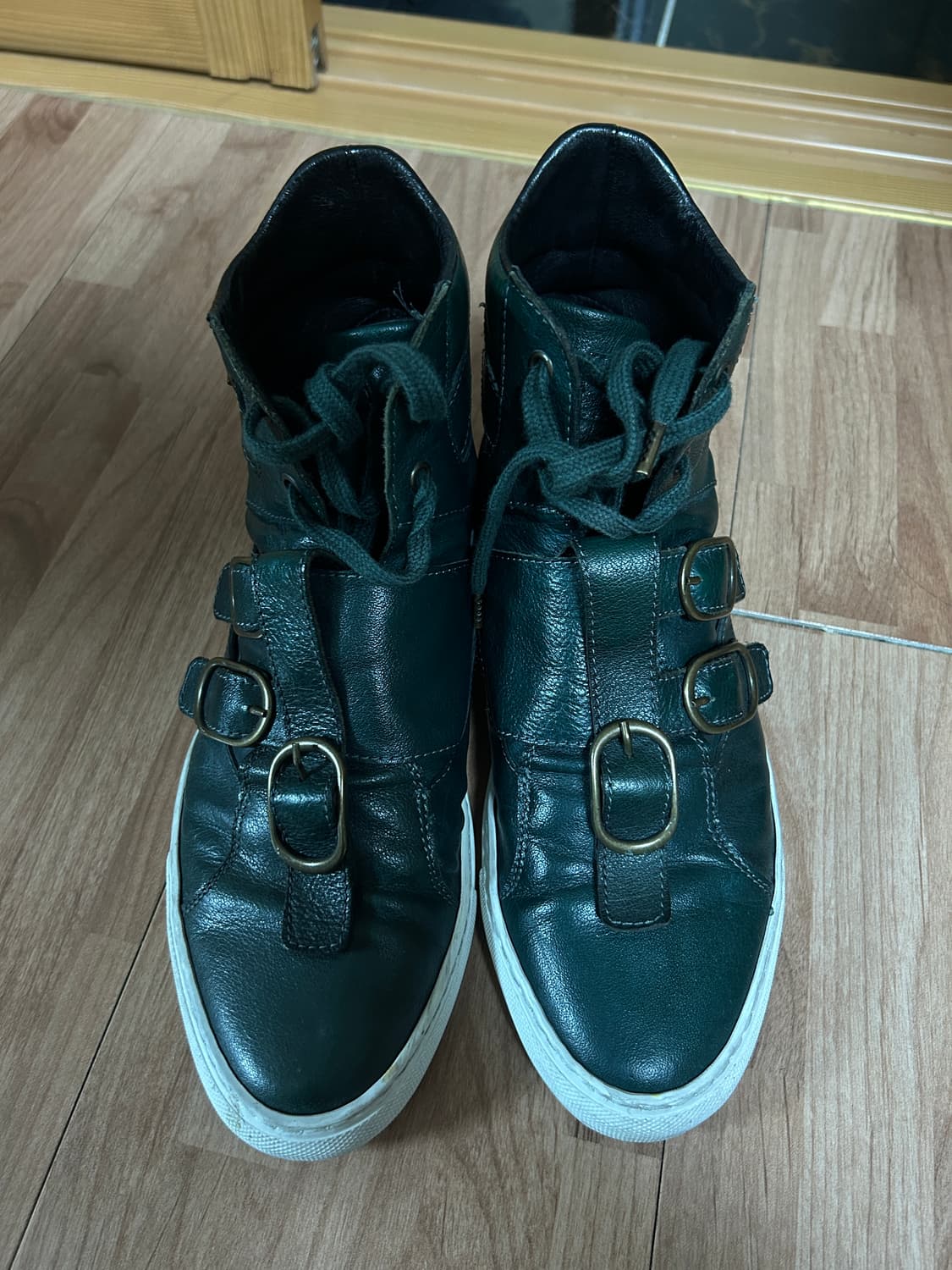 라프시몬스 SS10 본디지 하이탑 스니커즈 상품이미지2