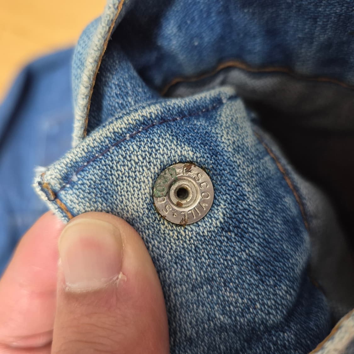 70-80s wrangler 랭글러 데님자켓 124mj 상품이미지5